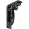Ekena Millwork Avery Wrought Iron Bracket, (Triple center brace), Antiqued Silver 2"W x 5 1/2"D x 8"H BKTM02X05X08TAVASV - alternate 1